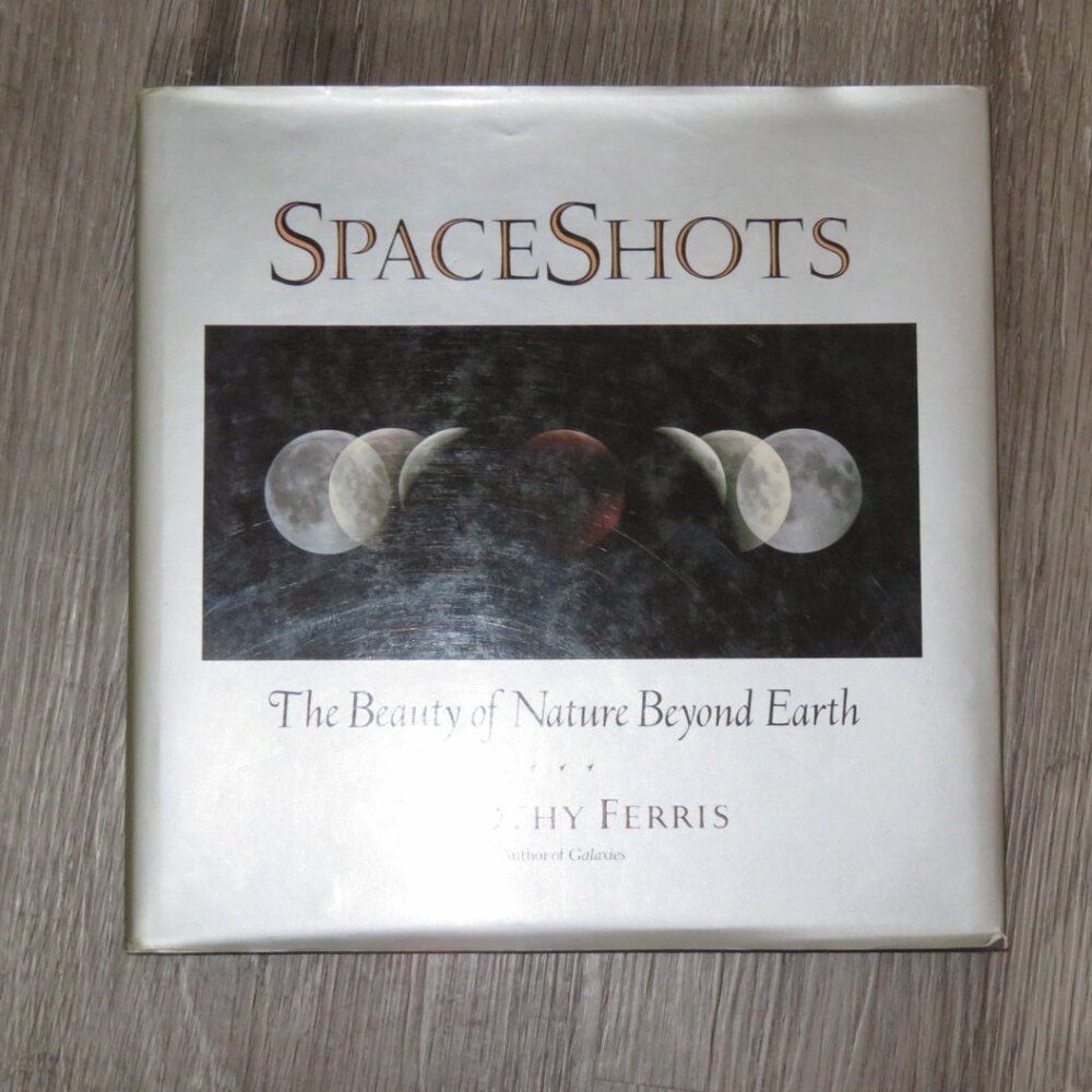 Spaceshots timothy Ferris 1st Edition 1984 HB Constellation Map Included (B334)